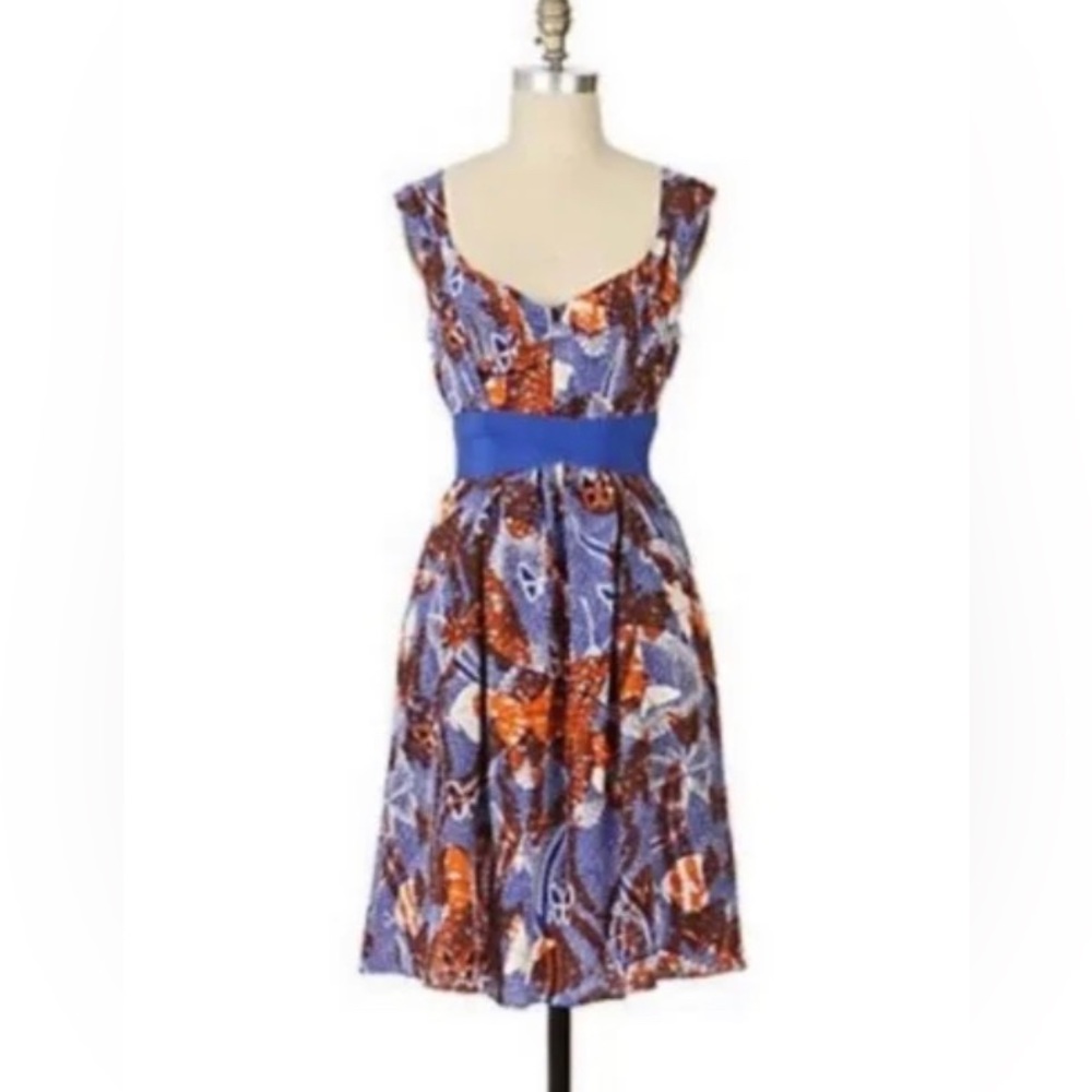 FLASH SALE! Anthropologie Maeve Migration Dress - Silk